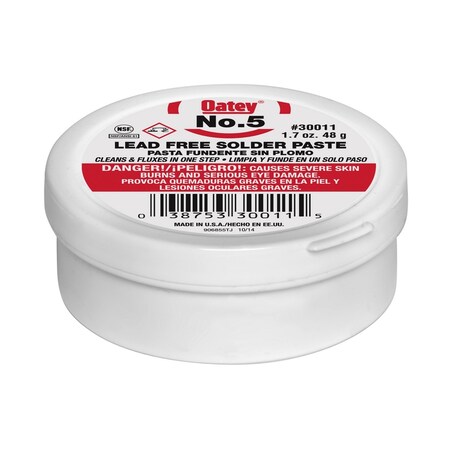 Oatey Paste Flux #5 2 Oz 30011